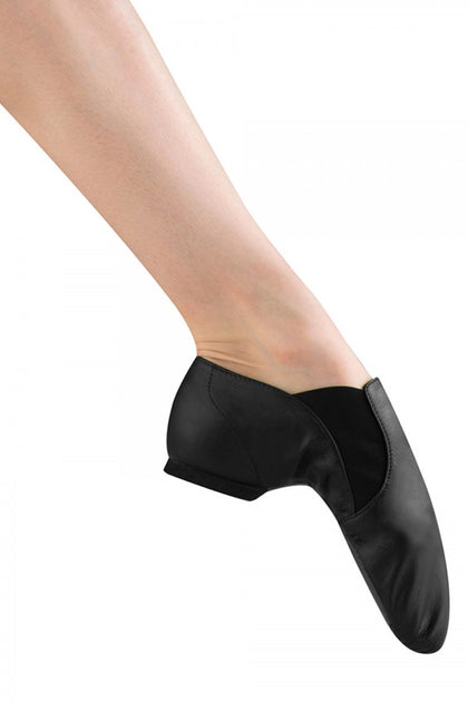 Bloch SO499L  Ladies Black Leather Elasta Jazz Booties