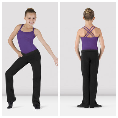 Bloch - V Front Boot Leg Jazz Pant - Child (CP5453) - Black (GSO)
