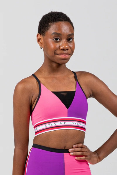 Sylvia P - Airspeed Crop Top - Child/Adult - Multicolored FINAL SALE