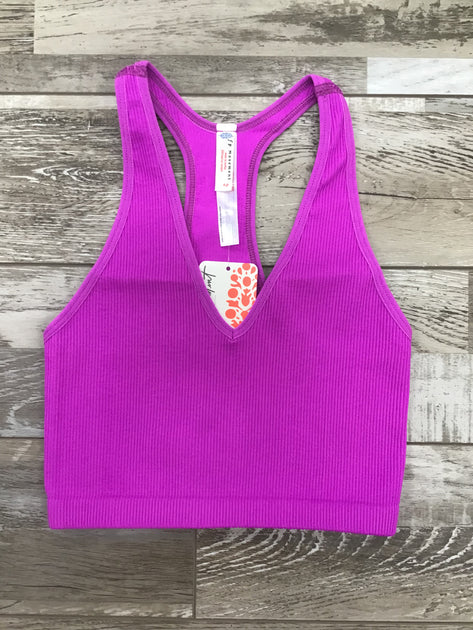 Free People FP Movement Small Sports Bra Brami Tide Is High Neon Camo  Racerback - $25 - From Lexi