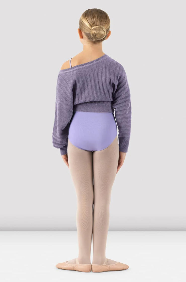 Bloch - Jasmin Knit Crop Sweater - Child (CZ1189) - Lilac (GSO)