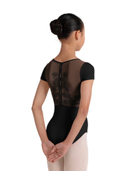 Bloch - Mei Short Sleeve Leotard - Child (CL20003) - Black