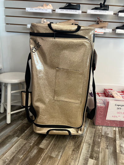 Glam'r Gear - Changing Station Travel Bag - LARGE GOLD Diamond Series - SHIPPING INVOICED SEPARATELY (US SHIPPING ONLY)