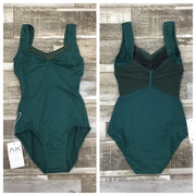 AK Dancewear - Chrissy in Core Leotard - Adult (2108-HTG) - Hunter Green