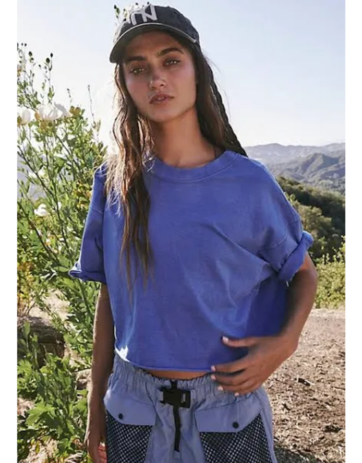 Free People - Inspire Tee - Adult (OB2151720-4228) - Blue Indigo