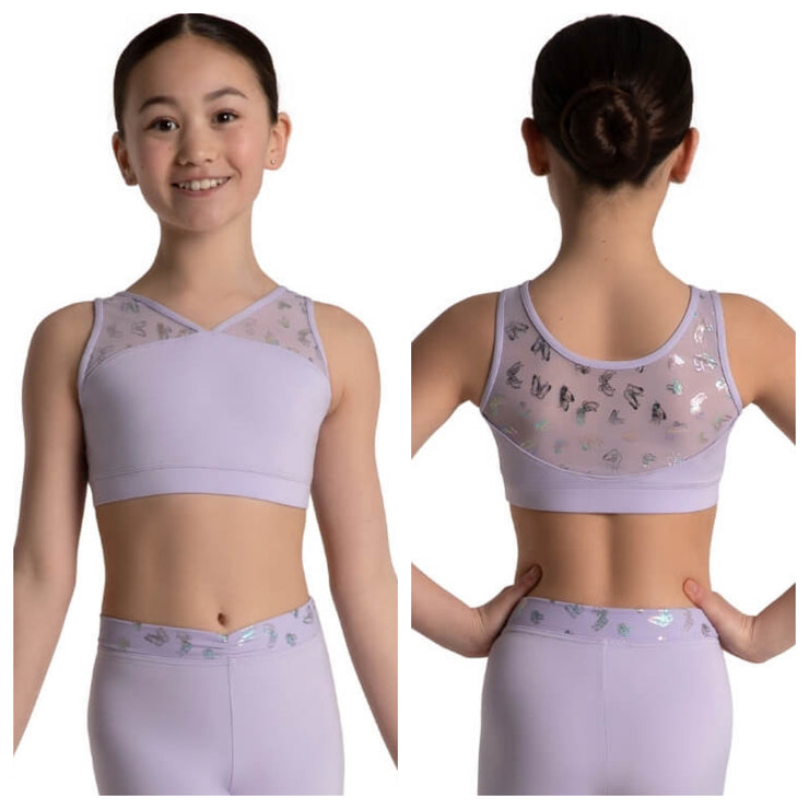 Capezio - Social Butterfly Luna Bra Top - Child (12065C) - Lavender –  Carolina Dancewear