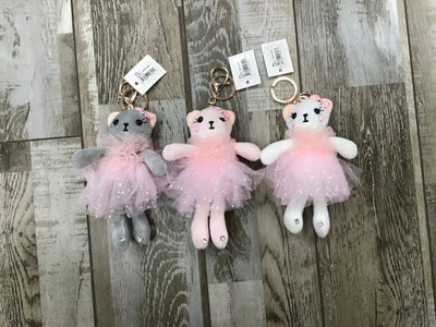 *Dasha Designs - Ballerina Kitty Bag Tags (6105)