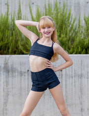 Oh La La Dancewear - The Resurgence Top - Child/Adult (OLL380-BLK) - Black