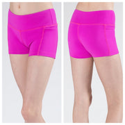 *Energetiks - Madison Pocket Short - Child (ICT42PIP-HPK) - Hot Pink