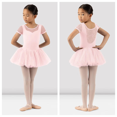 *Bloch - Holly Cap Sleeve Tutu Leotard - Child (CL3332) - Candy Pink (GSO)