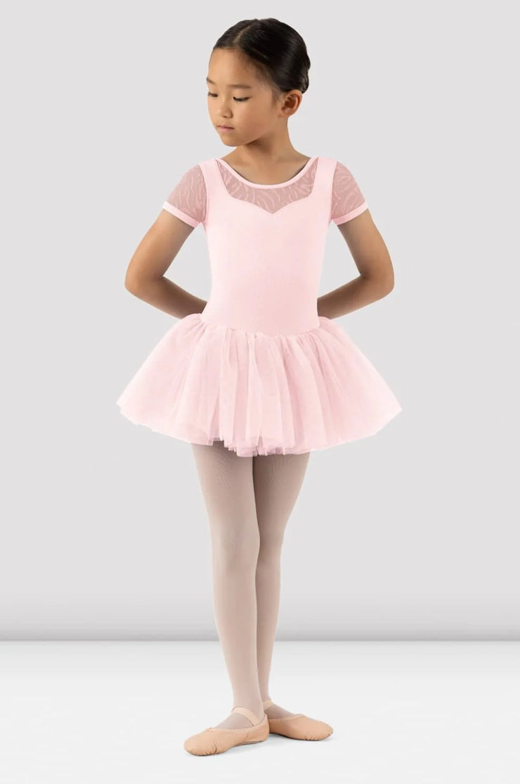 *Bloch - Holly Cap Sleeve Tutu Leotard - Child (CL3332) - Candy Pink (GSO)