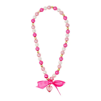 Pink Poppy - Sparkle Princess Necklace (NCM114) - Pink/Blue