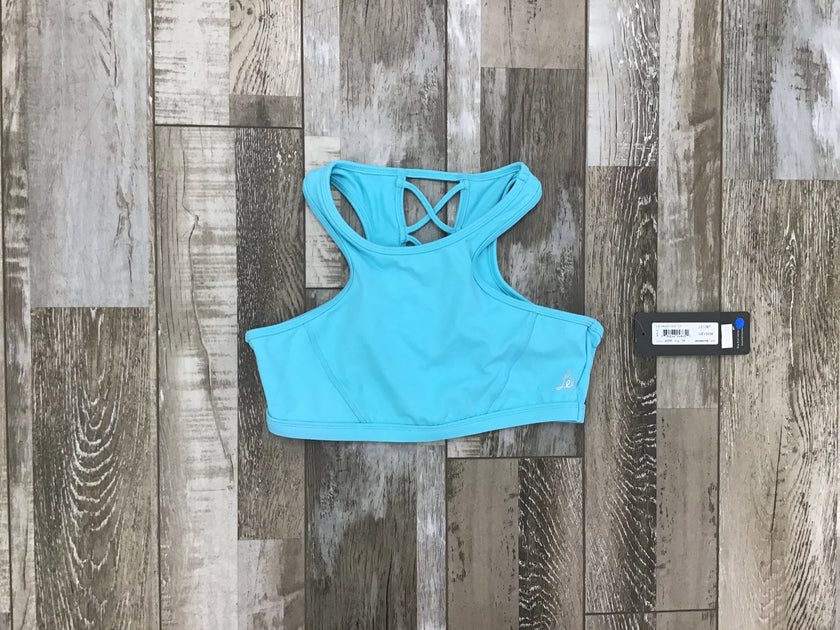 *Leo - X Back Racer Crop Top - Child (LC176T-ASM) - Light Blue ...