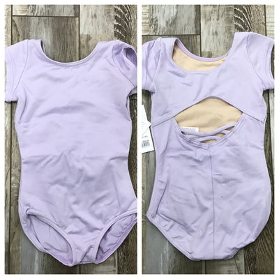 *Capezio - High Neck Cap Sleeve Leotard - Child (SE1024C) - Lavender