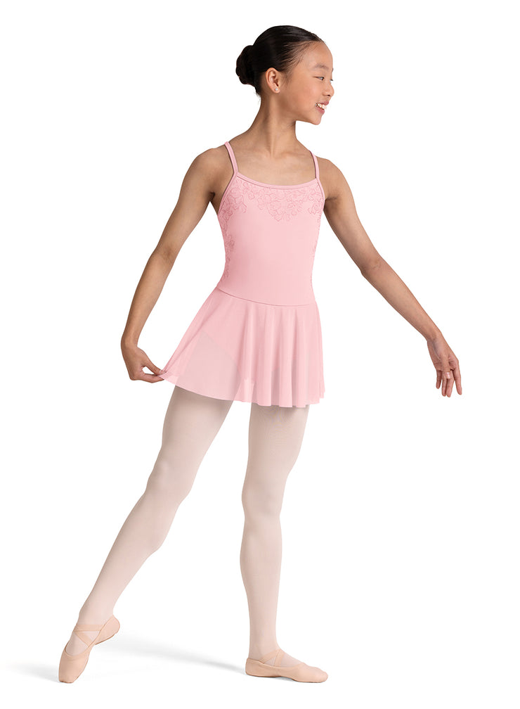 Bloch - Jesse Camisole Skirted Leotard - Child (CL70003) - Candy Pink