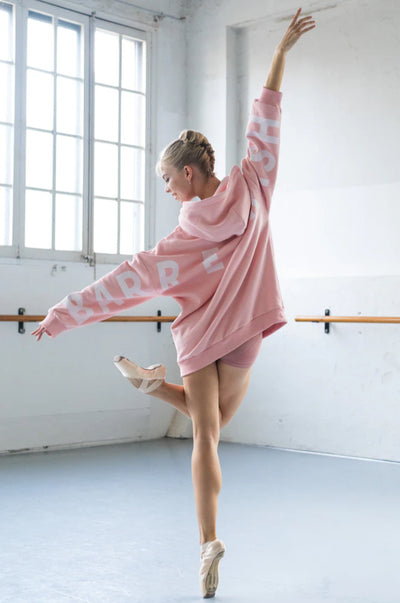 Barre Trash - The Oversized Hoodie - Adult (BT-OH) - Ballerina Pink