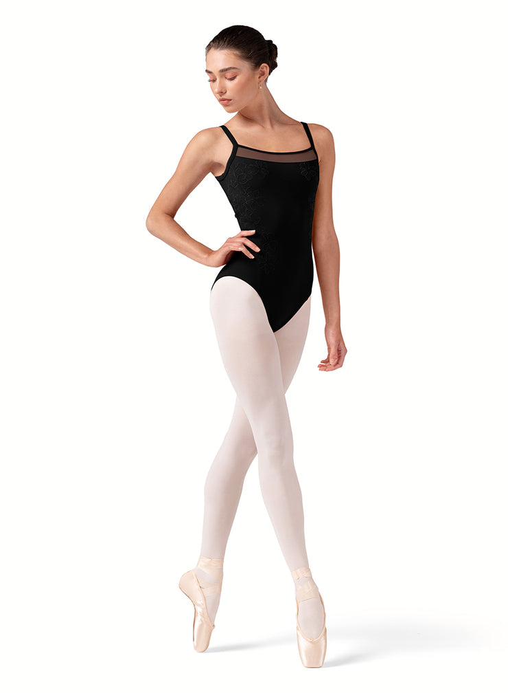 Bloch - Embroidered Camisole Leotard - Adult (L70002) - Black