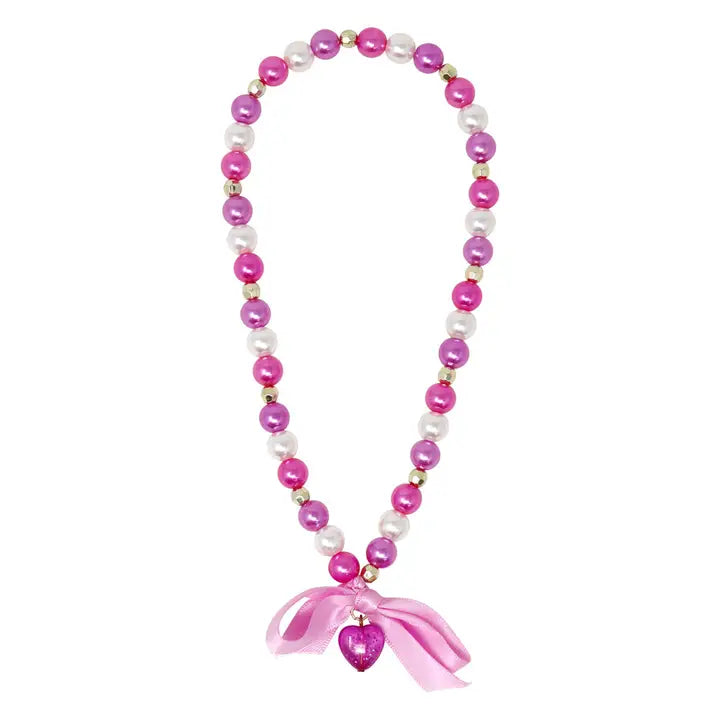 Pink Poppy - Sparkle Princess Necklace (NCM114) - Pink/Blue