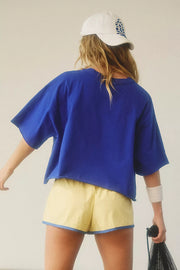 Free People - Inspire Tee Logo - Adult (OB2168470-5413) - Electric Shock Combo