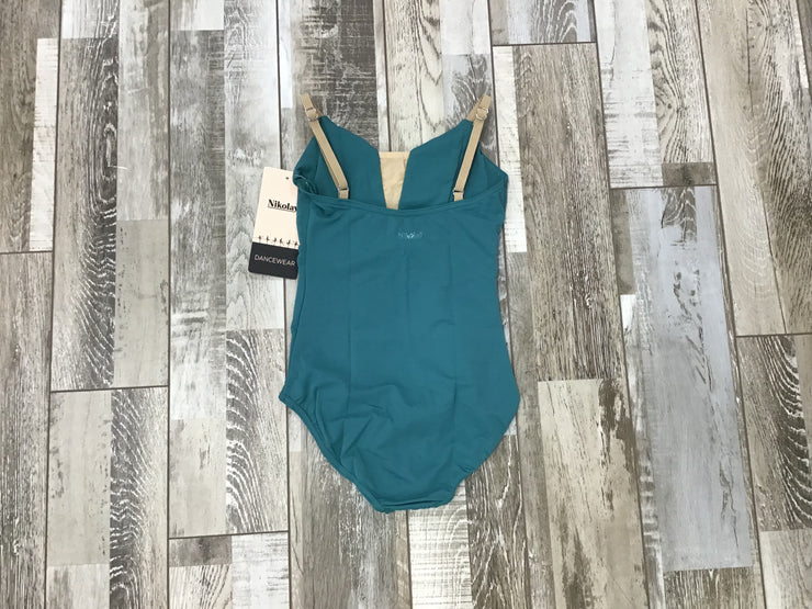 Nikolay - Charlotte Leotard with Adjustable Straps - Adult (DA1930MPN) - Malachite