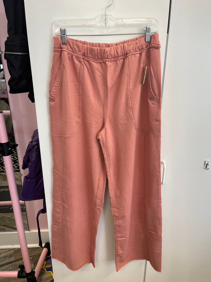 *Free People Movement - Don’t Wait Up Lounge Pants - Adult (OB2057411-6607) - Rose Dawn