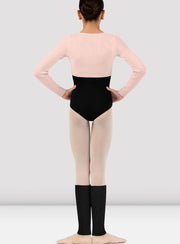 Bloch - Mia Knit Leg Warmers - Child (CW11006) - Black/Light Pink