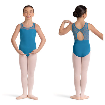 Bloch - Lulu Tank Leotard - Child (CL50005) - Cerulean