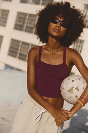 Free People Movement - All Clear Cami Solid - Adult (OB1778542-6617) - Deep Mulberry