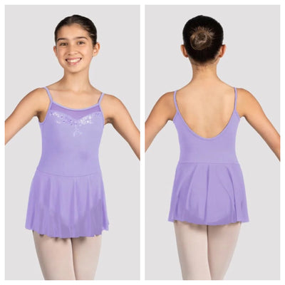 Mirella - Glow Girl Camisole Skirted Leotard - Child (M1247C) - Lilac