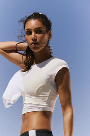 Free People Movement - Never Better Ultra Light Tee - Adult (OB2266768-1100) - White