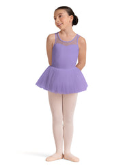 Bloch - Sweetheart Front Tutu Leotard - Child (CL50004) - Lilac
