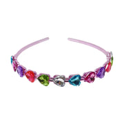 Pink Poppy - Rainbow Gem Headband (HB148) - Purple