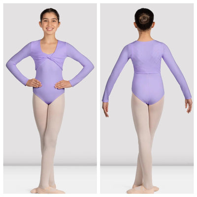 Mirella - Glow Girl Twist Front Top - Child (M748C) - Lilac