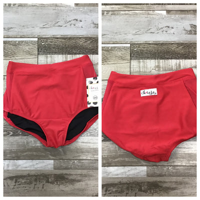 Oh La La Dancewear - Sensational Brief - Adult (OLL151-CHR-AXS) - Crimson FINAL SALE