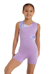 Capezio - Mermaid Magic Biketard - Child (12110C) - Tie Dye Lilac