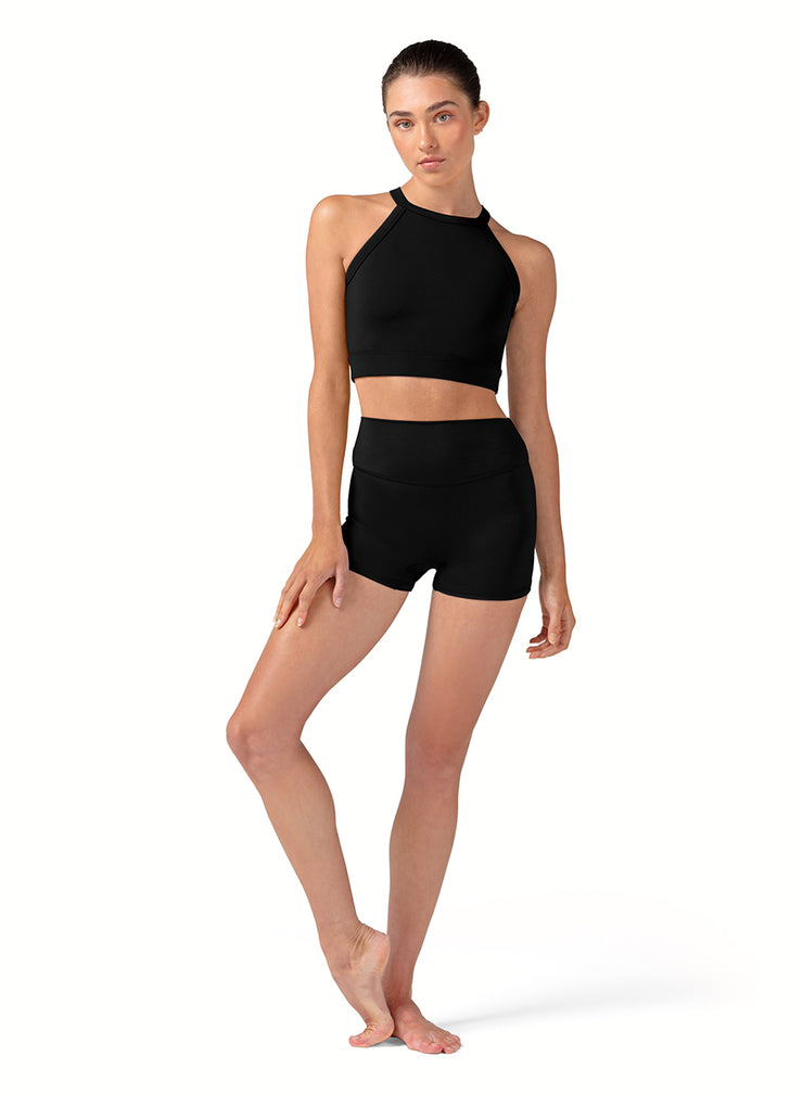 Bloch -Anika  V Front Short - Adult (R90001) - Black