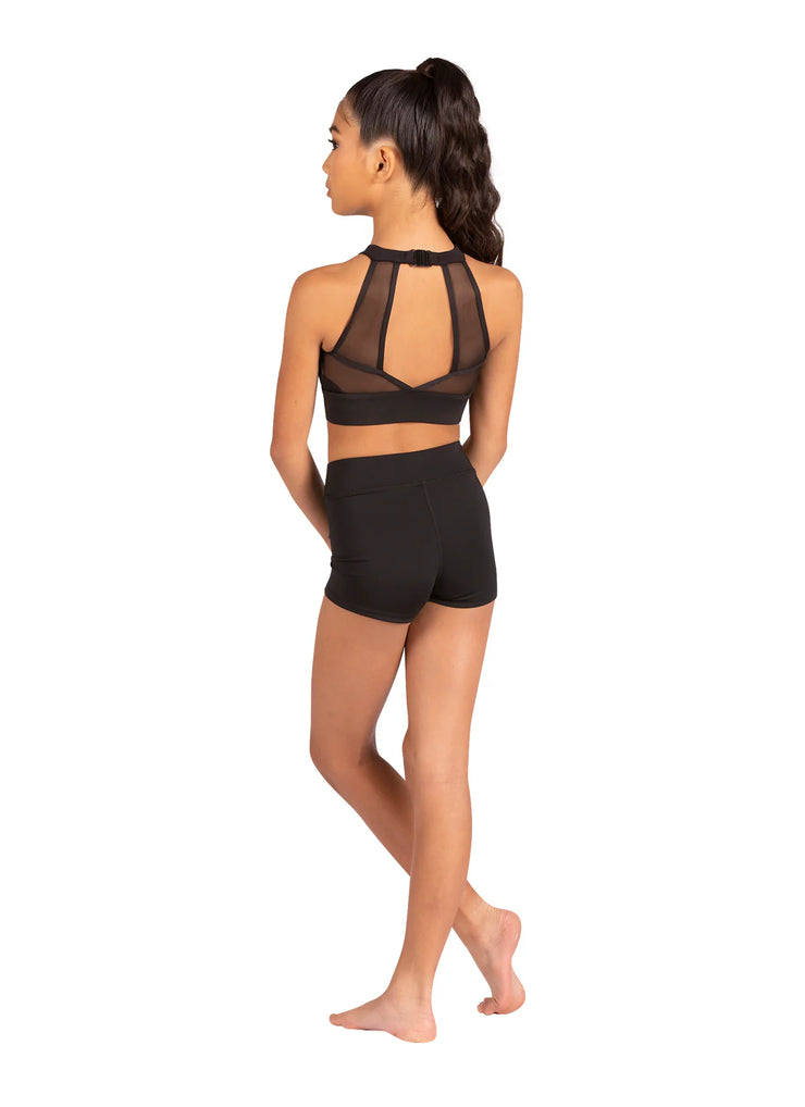 Danz N Motion - Wave Texture Halter Top - Adult (25315A) - Black