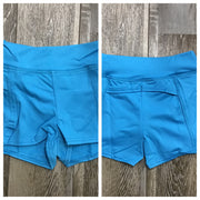 *Capezio - Studio Collection Short with Built in Brief - Child (SE1081C) - Turquoise