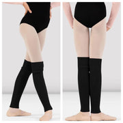 Bloch - Willow Knit Leg Warmers - Child (CW11005) - Light Pink/Black