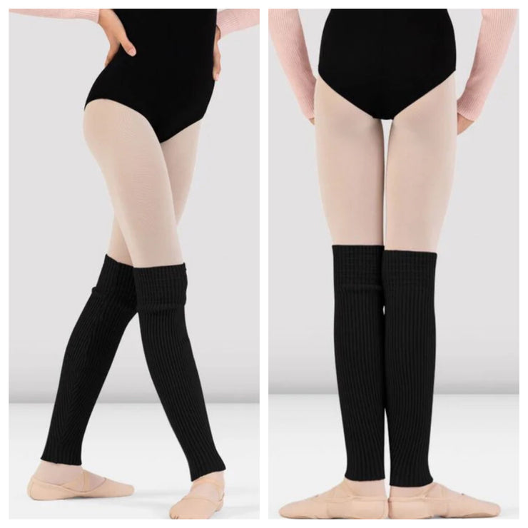 Bloch - Willow Knit Leg Warmers - Child (CW11005) - Light Pink/Black