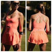 Free People Movement - Righteous Runsie - Adult (OB1227782-6694) - Neon Coral