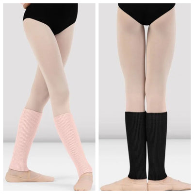 Bloch - Mia Knit Leg Warmers - Child (CW11006) - Black/Light Pink