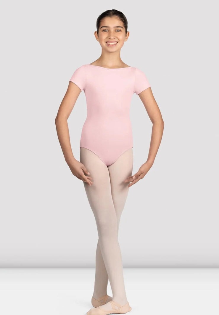 Mirella - Glow Girl Cap Sleeve Leotard - Child (M1562C) - Pink