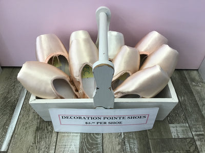 Decoration Pointe Shoes - Pink - Final Sale