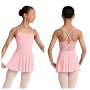 Bloch - Jesse Camisole Skirted Leotard - Child (CL70003) - Candy Pink