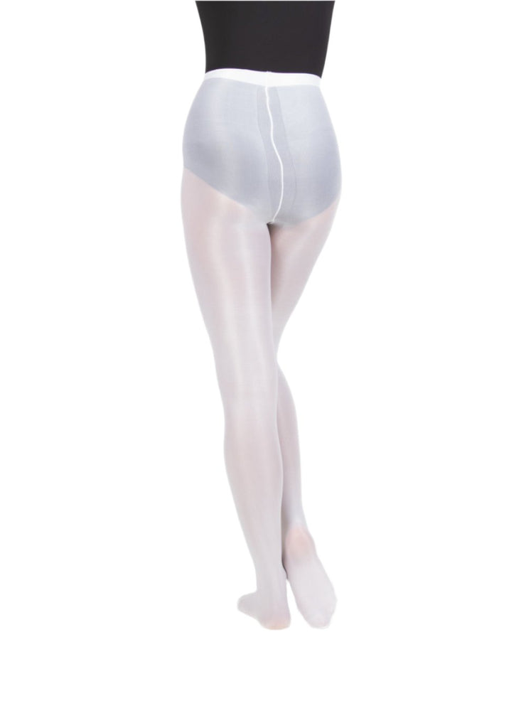 Body Wrappers - Ultimate Shimmer Footed - Child (C55) - White - FINAL SALE