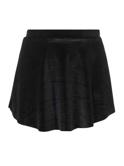 Mara Dancewear - Short Velvet Skirt - Adult (SKI-VEL-BLA) - Black
