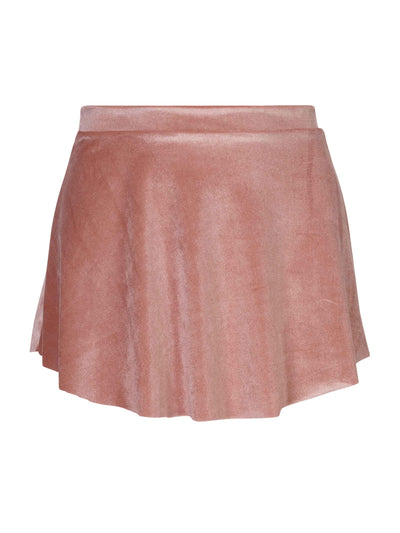 Mara Dancewear - Short Velvet Skirt - Adult (SKI-VEL-ROS) - Rose Pink