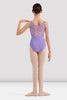 Bloch - Floral Flock Print Tank Leotard - Child (CL50015) - Lilac
