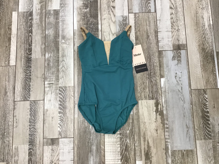 Nikolay - Charlotte Leotard with Adjustable Straps - Adult (DA1930MPN) - Malachite
